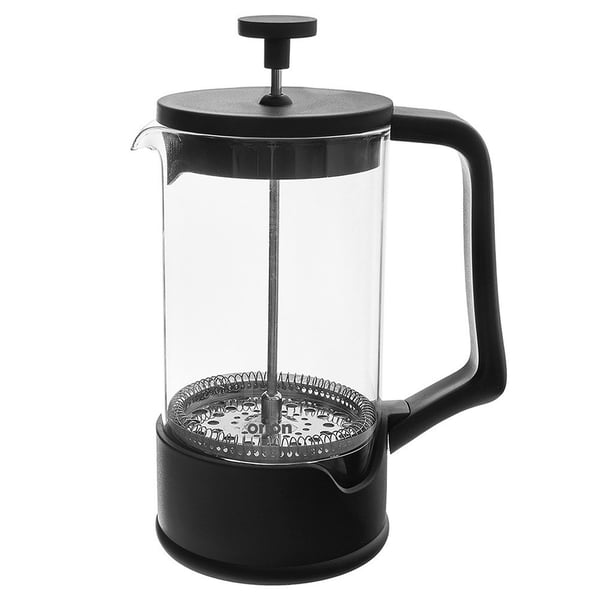 Stempelkande til kaffe og te i glas 1 liter