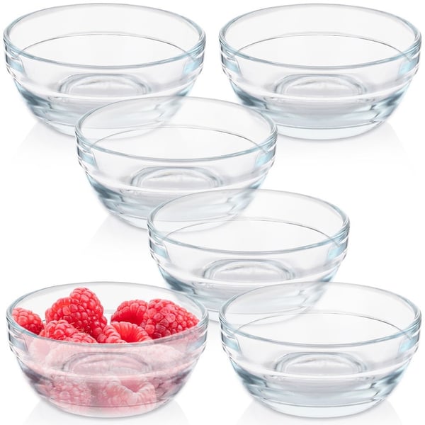 Glasskåle 7,5 cm, 80 ml, 6 stk.