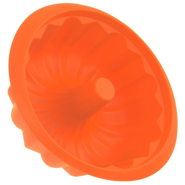 Babkaform i silikone med rør, orange SILLINIE