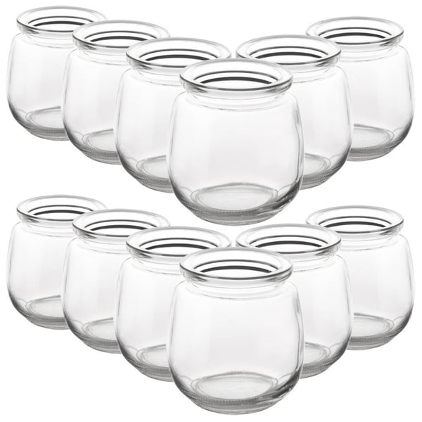 Jogurtti- ja jälkiruokapurkki 200 ml 12 kpl.