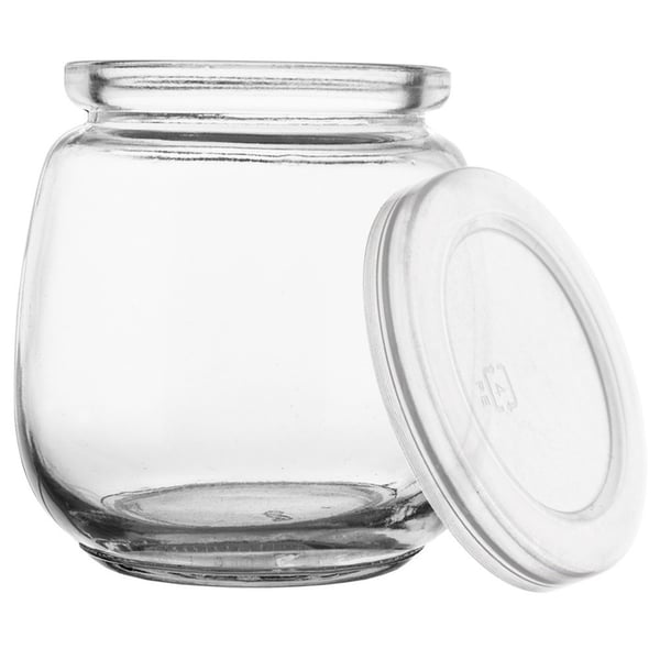 Jogurtti- ja jälkiruokapurkki kannella 200 ml 12 kpl.