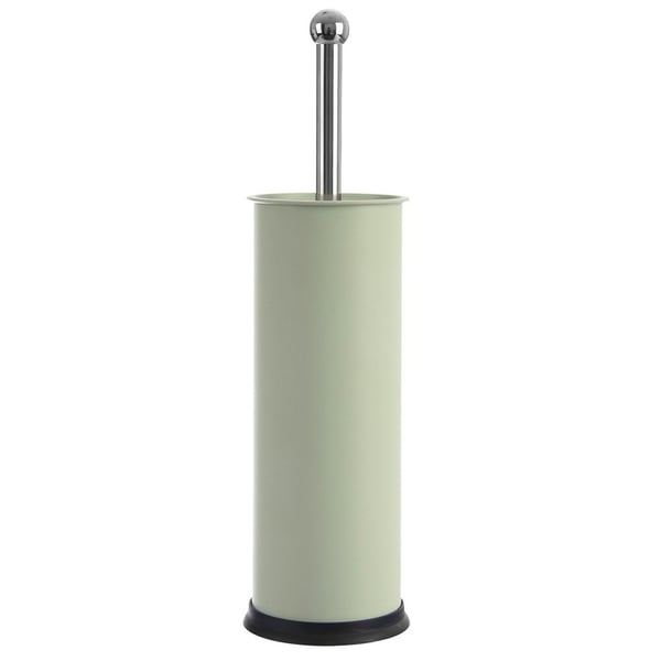 Metallinen vihreä WC-harja telineellä GREENISH 10x38,5 cm