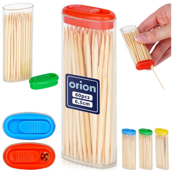 Bambustandstickor 6,5 cm 60 st.