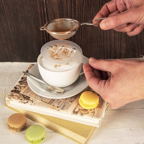 Kaffe- och dessertmallar 6 st