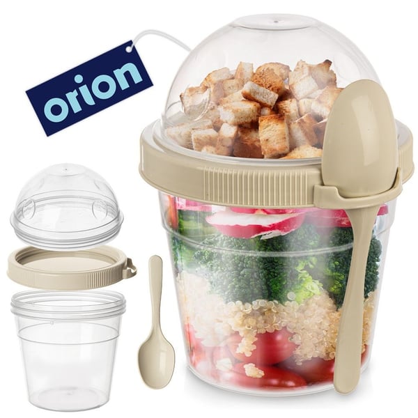 Yogurtbæger med ske madkasse 400 ml