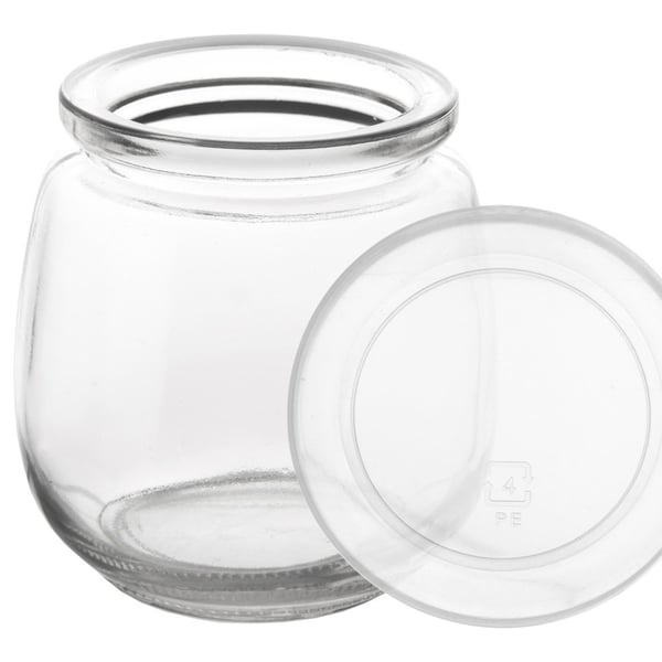 Jogurtti- ja jälkiruokapurkki kannella 200 ml 12 kpl.