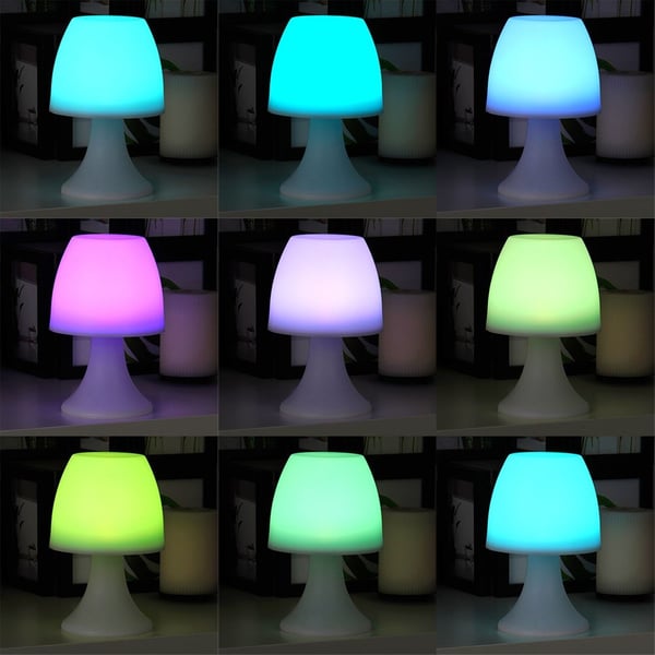 Nattlampa LED multifärg 19 cm