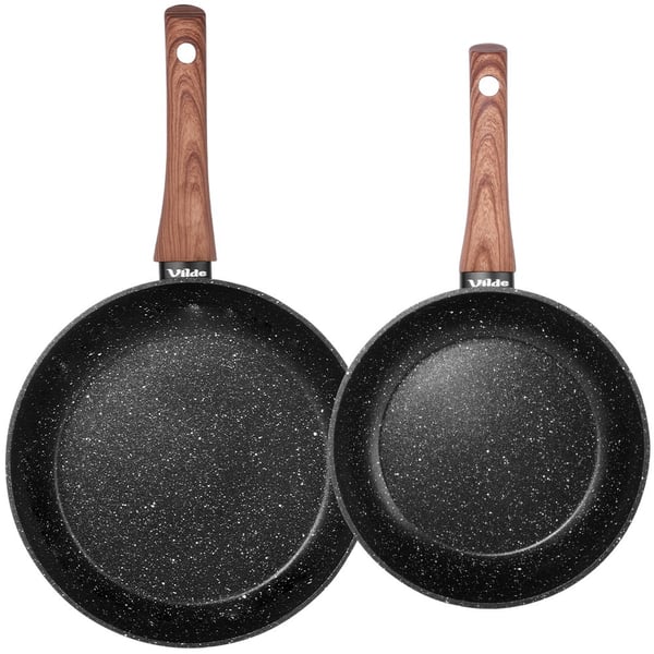 BLACK&WOOD granit stegepandesæt 20/24 cm 2 stk.