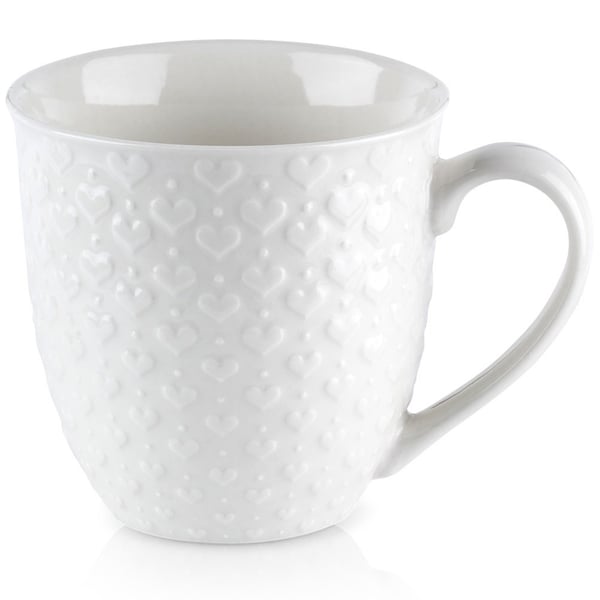 Keraaminen muki sydämillä 580 ml
