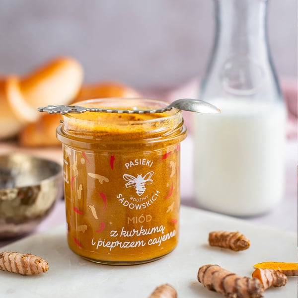 Hunajaa kurkumalla ja cayennepippurilla - 430 g