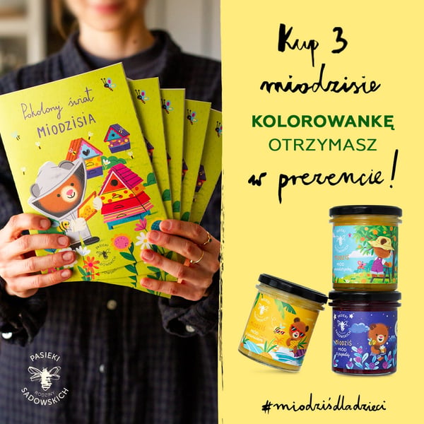 Miodziś - Hunajaa ja mustikoita 430 g + yllätys