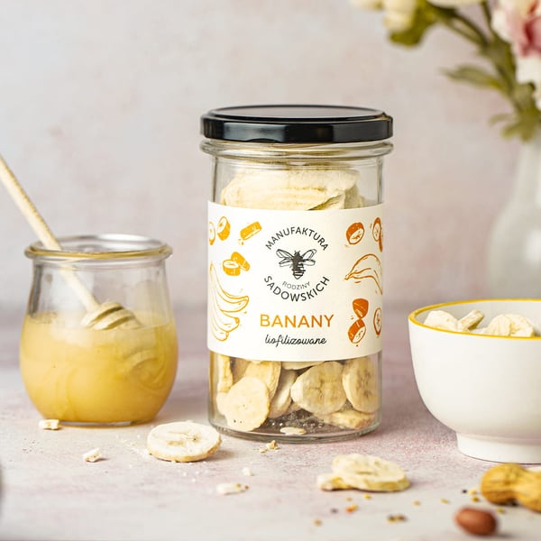 Pakastekuivatut banaanit