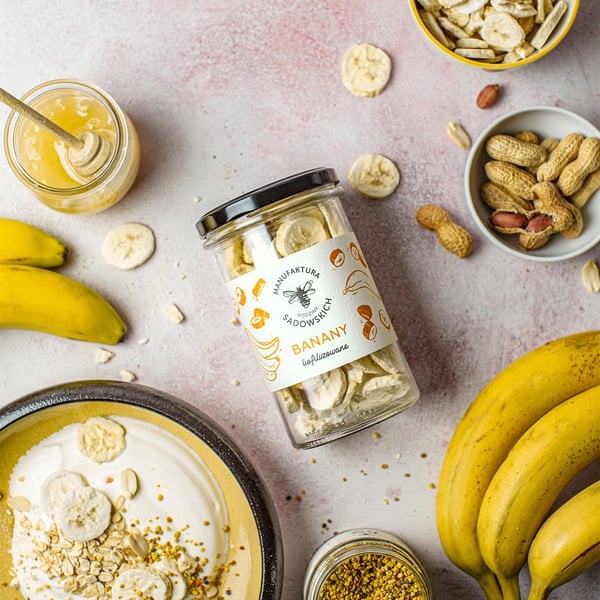 Pakastekuivatut banaanit