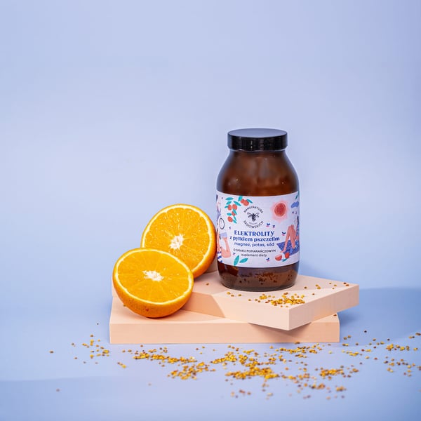 Elektrolytter med bipollen og appelsinsmag