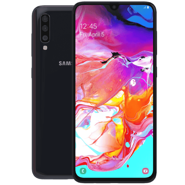 Samsung Galaxy A70 Black 128 GB Klasse B (Refurbished)