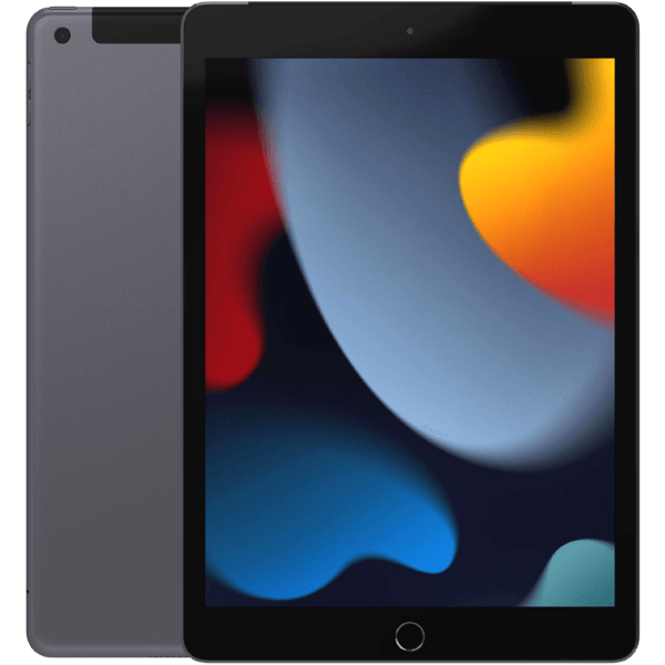 Apple iPad 10,2 9:e gen (2021) Space Gray 64 GB Wifi Klass A (Refurbished)