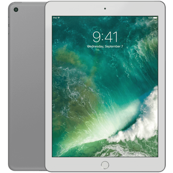 Apple iPad 9,7 5:e gen (2017) Silver 32 GB WIFI Klass A (Refurbished)