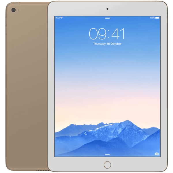Apple iPad Air 2 Gold WIFI + Cellular 64 GB Luokka B (Refurbished)