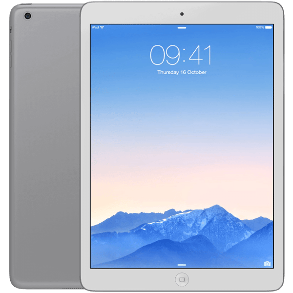 Apple iPad Air Silver Wifi 16GB Klass B Nytt batteri (Refurbished)