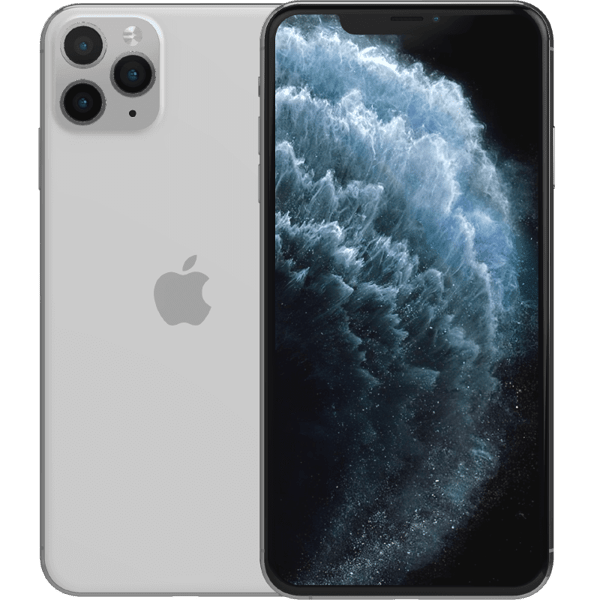 Apple iPhone 11 Pro Max Silver 64 GB Klasse B Nyt batteri (Refurbished)