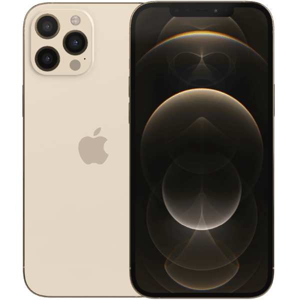 Apple iPhone 12 Pro Max Gold 128 GB Klass B Nytt batteri (Refurbished)