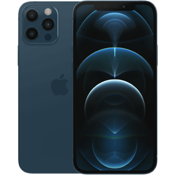 Apple iPhone 12 Pro Pacific Blue 128 GB Klasse B Nyt batteri (Refurbished)