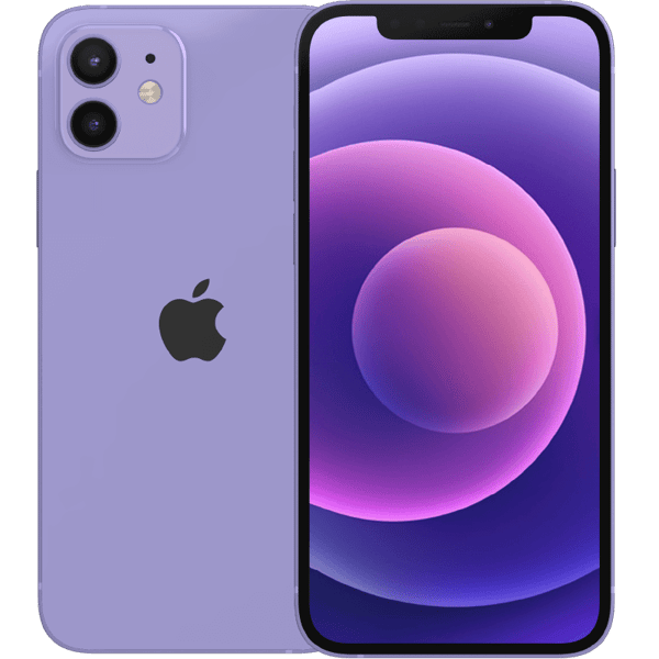 Apple iPhone 12 Purple 64 GB Klass B Nytt batteri (Refurbished)