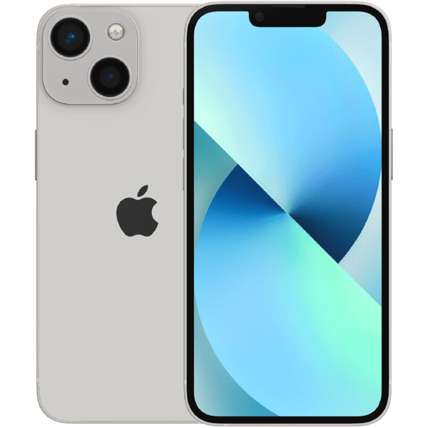Apple iPhone 13 mini Starlight 128 GB Klasse B Nyt batteri (Refurbished)
