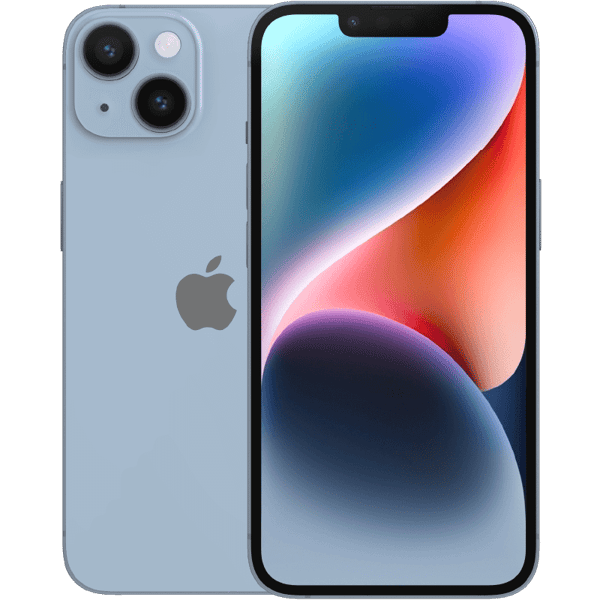 Apple iPhone 14 Blue 128 GB Luokka B Uusi vara-akku (Refurbished)