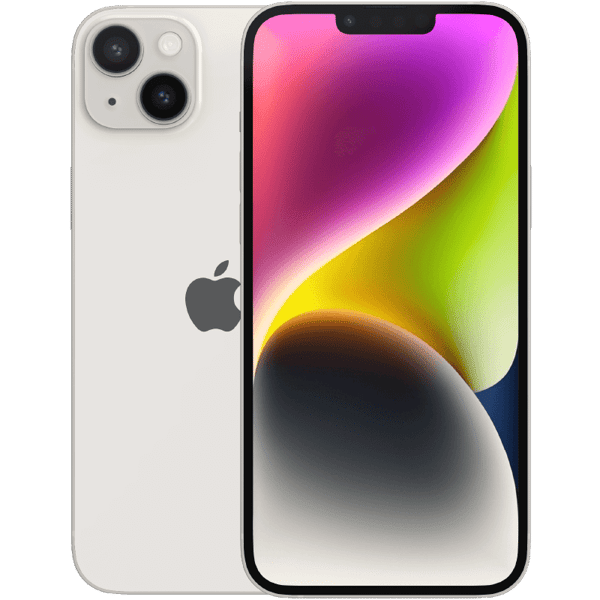 Apple iPhone 14 Plus Starlight 128 GB Luokka A (Refurbished)