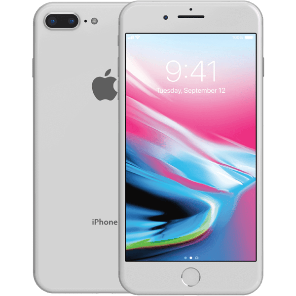 Apple iPhone 8 Plus Silver 64 GB Luokka B (Refurbished)