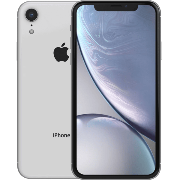 Apple iPhone XR White 128 GB Klasse B Nyt batteri (Refurbished)