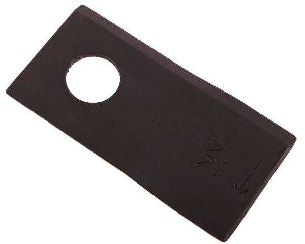 Højre slåmaskinekniv Waryński 94x48x3 mm hul 19 mm anvendelse 570410 Niemeyer Kverneland 25 stk.