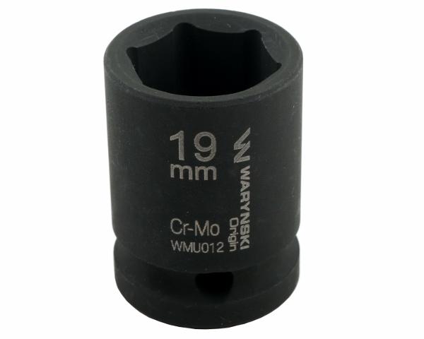 Waryński 1/2" sekskantet slagfatning 19 mm CrMo DIN 3129