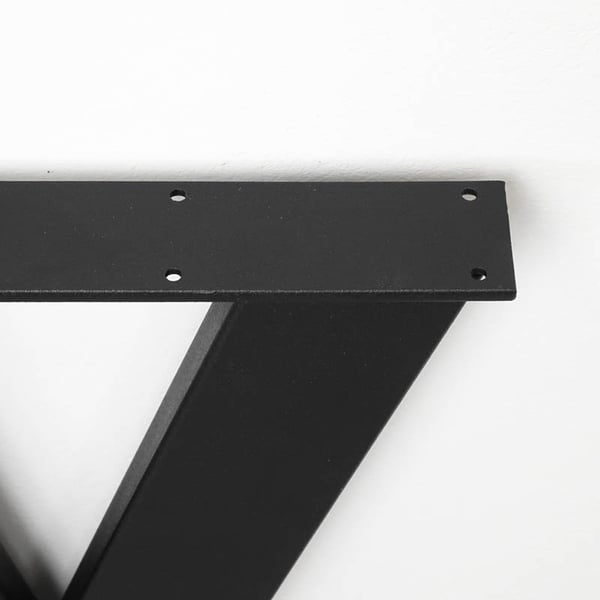 Y-formet metallabordsben