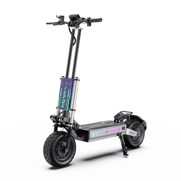 OOTD APEFOX T90 100 km rækkevidde, 13 tommer dæk, 2*2100W motorer, 31,2AH batteri, hydrauliske skivebremser, foldbar elektrisk scooter
