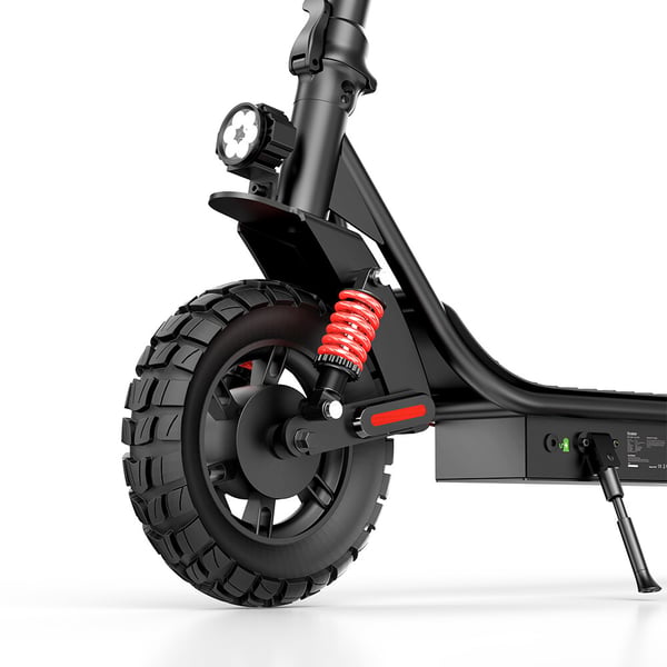 iScooter i10 Pro -sähköpotkulauta, 15 Ah:n akku, 800 W:n moottori, huippunopeus 45 km/h, toimintamatka 50–60 km, 10 tuuman ilmarenkaat, kaksoisjousitus