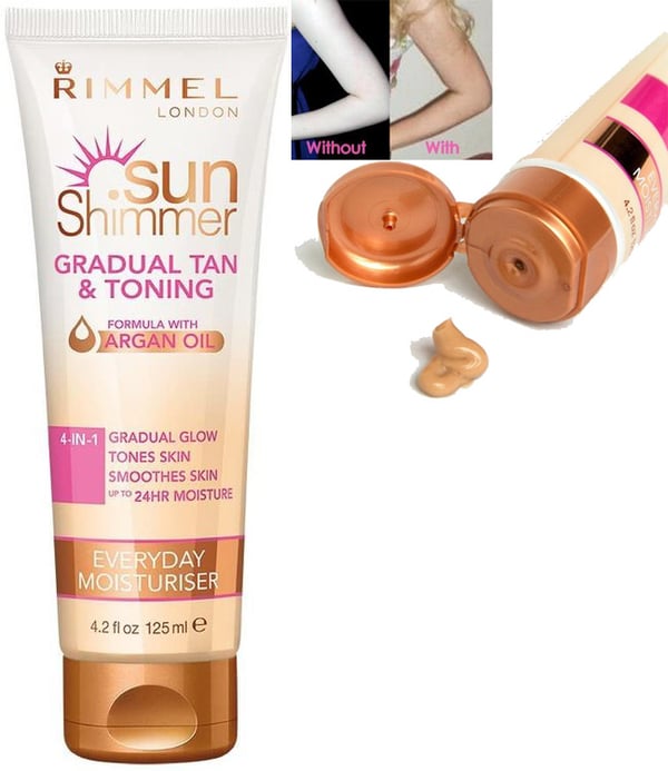 Rimmel Sun Shimmer Gradual Tan and Toning 4in1 Lotion