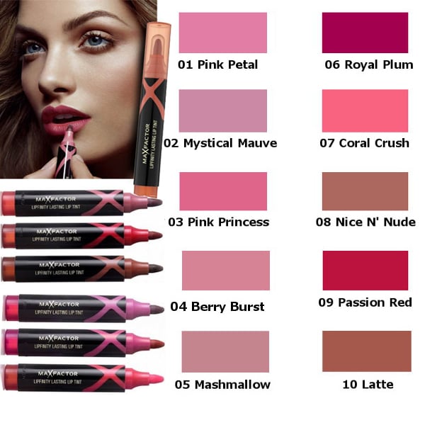 Max Factor Lipfinity Lasting Lip Tint - Mystical Mauve