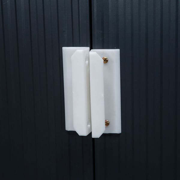 Redskabsskur, 213x130x185 cm, Mørkegrå, Metal