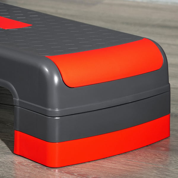 Stepper, 78x28x10 cm, Röd, Justerbar