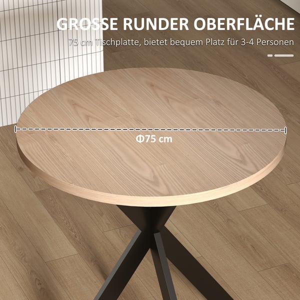 Spisebord, 75x75 cm, Brun, træ