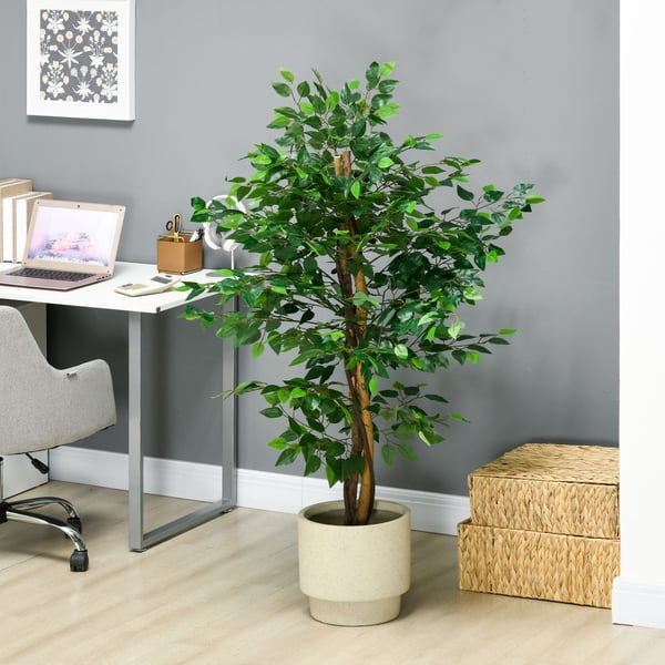 Kunstig Ficus Træ, 150 cm, Grøn