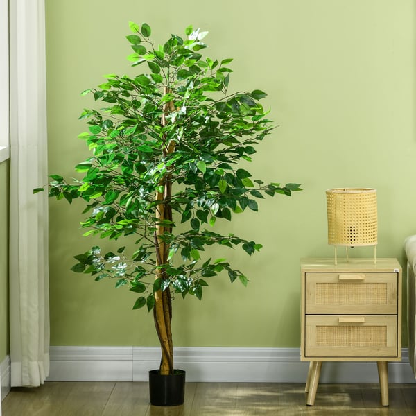 Kunstig Ficus Træ, 150 cm, Grøn