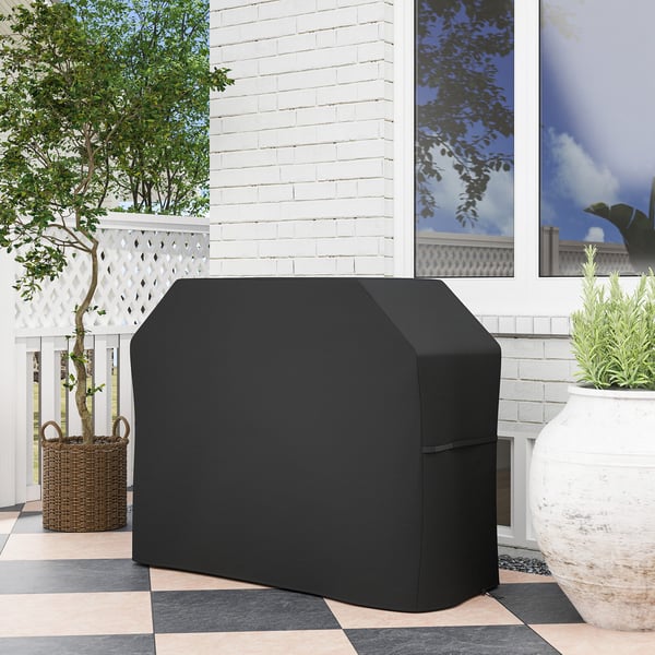 Grillin suojapeite, 147x61x120 cm, Musta, Polyesteri