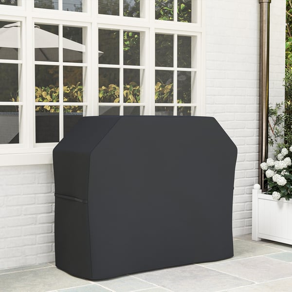 Grillin suojapeite, 147x61x120 cm, Musta, Polyesteri