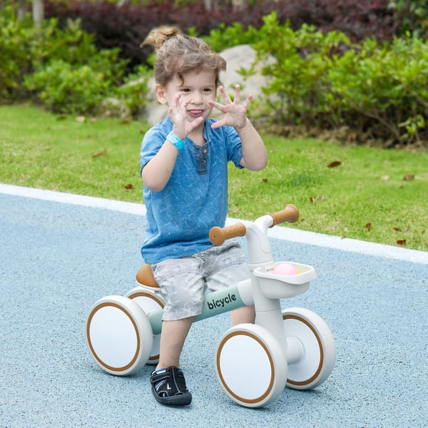 Balancecykel, 56x27x39 cm, Grøn, Justerbart sæde