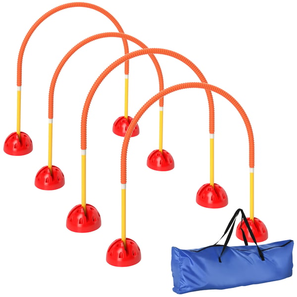 Hundagilitetsutrustning set, 100x19.5x95 cm, Orange, Träning