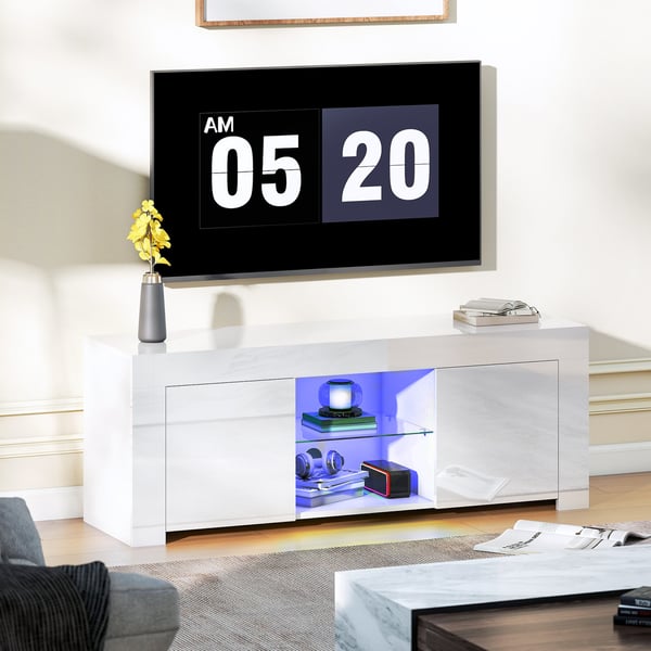 TV-taso, 120x34x45 cm, valkoinen, lastulevy