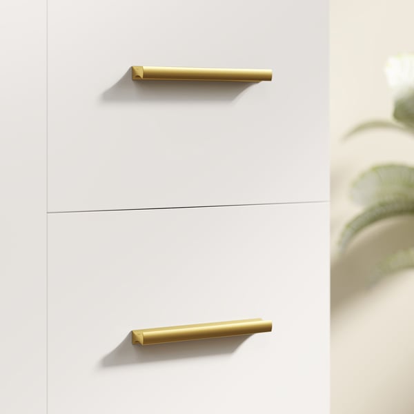 Badeværelsesvaskeskab, 70x30x65 cm, Hvid, MDF